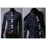 Men's Slim Fit Shirt Diamond Plaid.